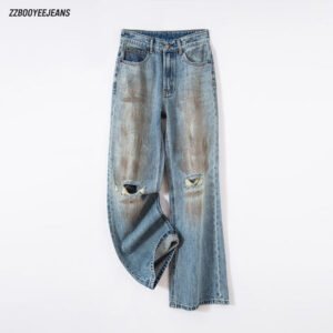 BLCG High-Waist Straight Pants — Wasteland Style Turkish Denim