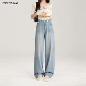 100% Lyocell Ultra-Soft Wide-Leg Pants — Water-Washed Flowing 8003